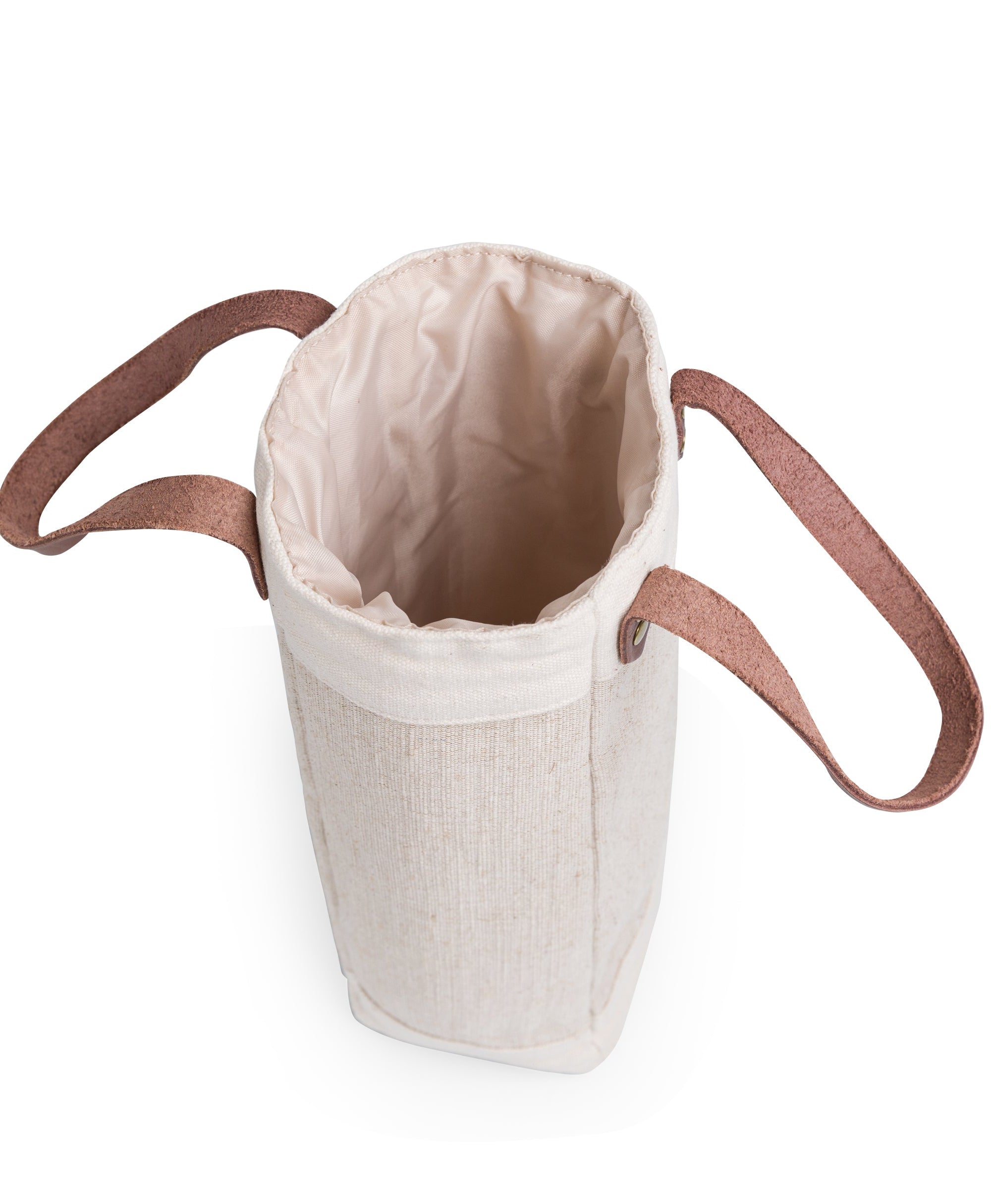 Pinot Jute Single Bottle Insulated Wine Bag