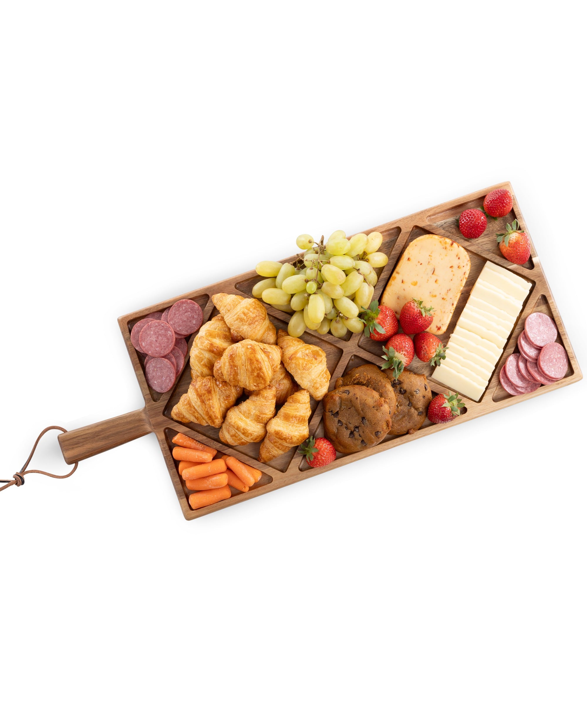 Acacia Grazing Charcuterie Sectioned Serving Board