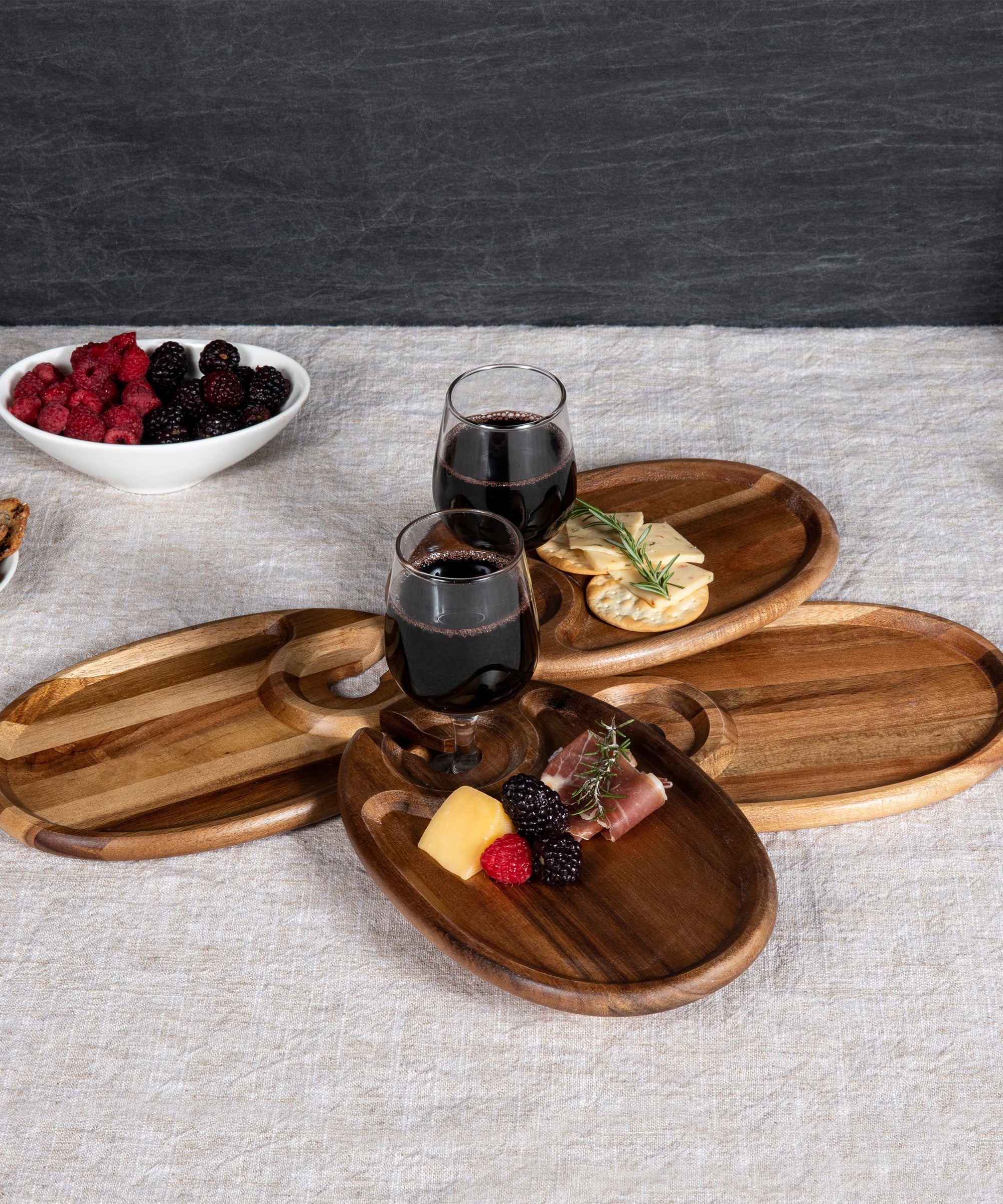 Wine Appetizer Plate Set Of 4