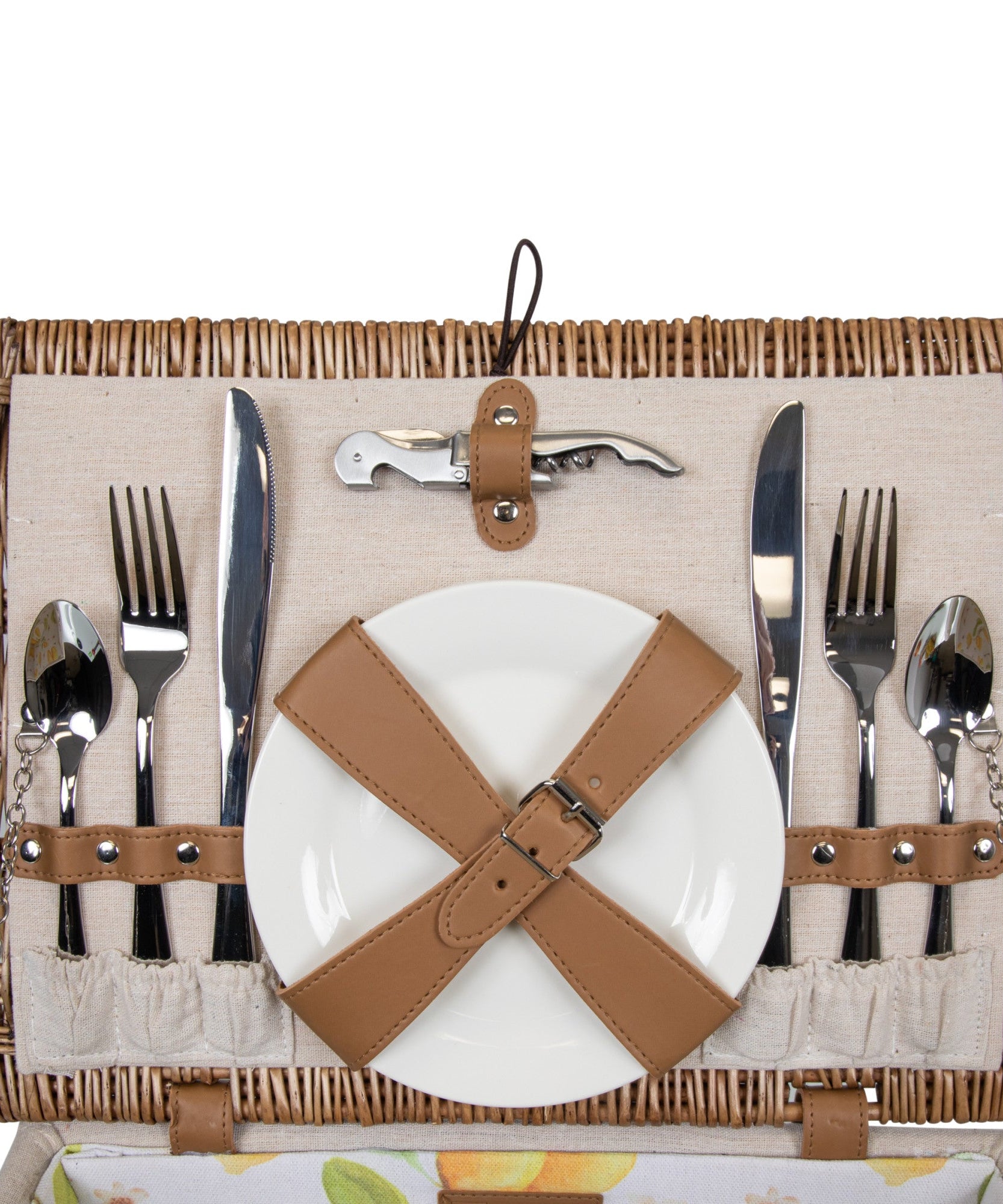 Lemongrove Picnic Basket for 2 - Bees & Lemons