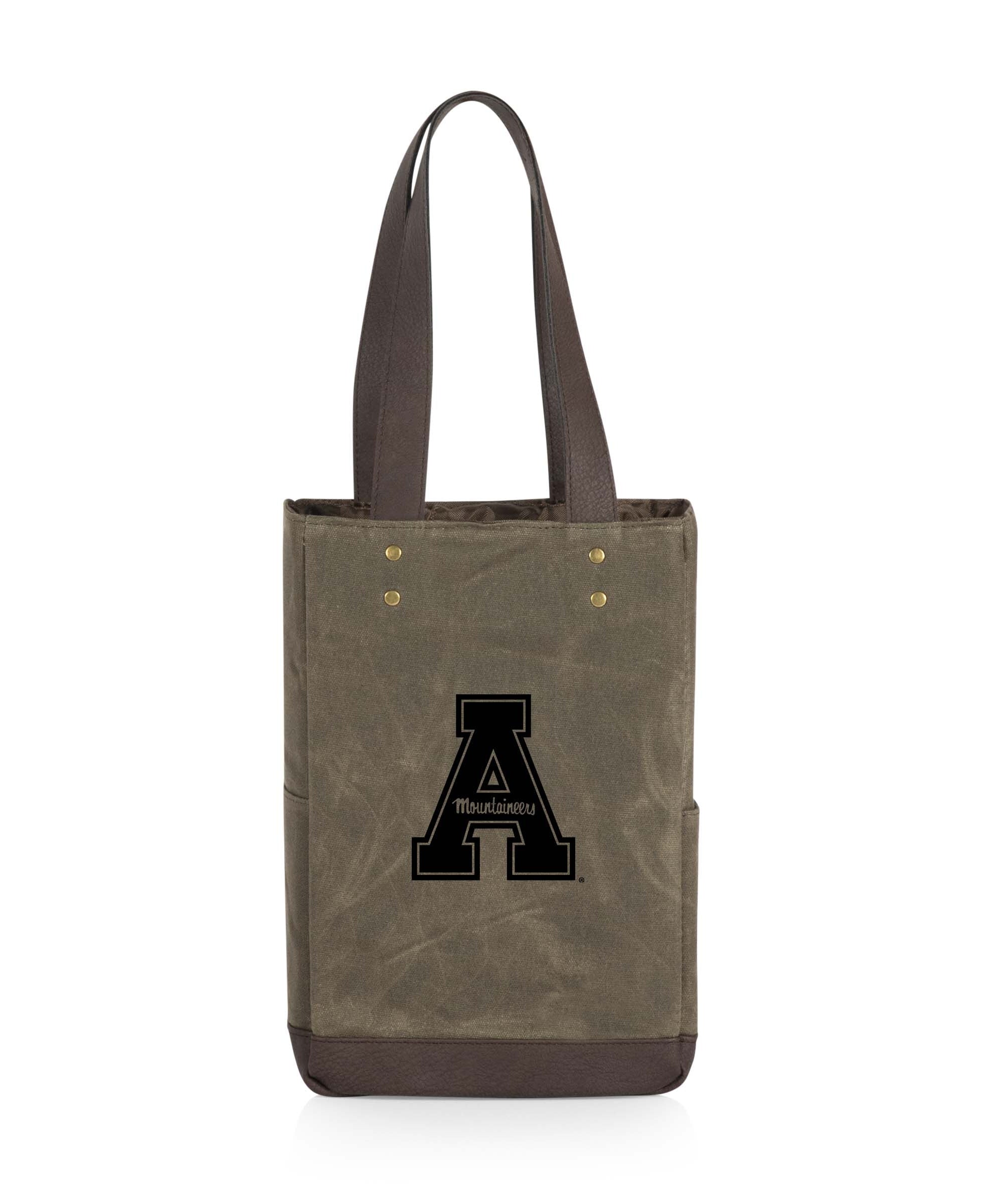 App State Mountaineers - 2 Bottle Insulated Wine Cooler Bag