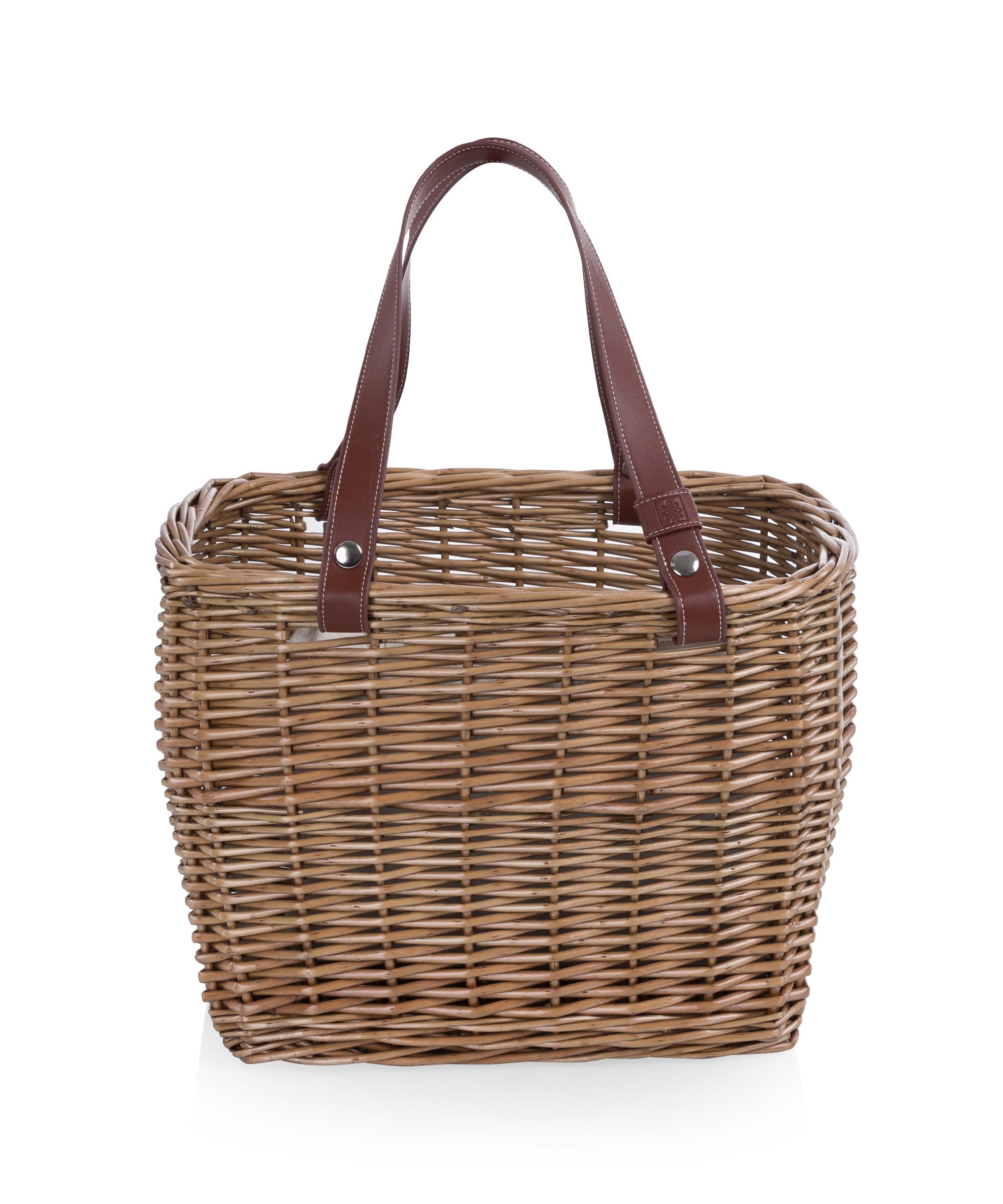 Terrabella Earth Friendly Handwoven Picnic Basket Set for 2