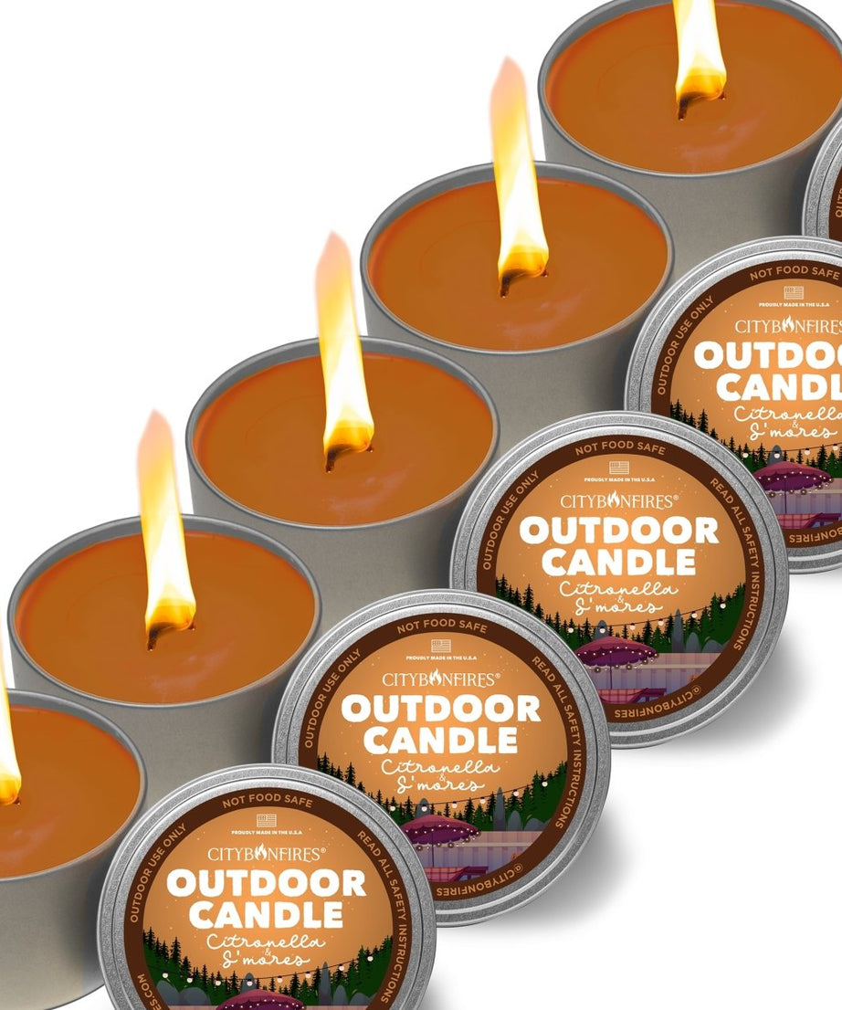 The Outdoor Citronella Candle - S'mores Scent