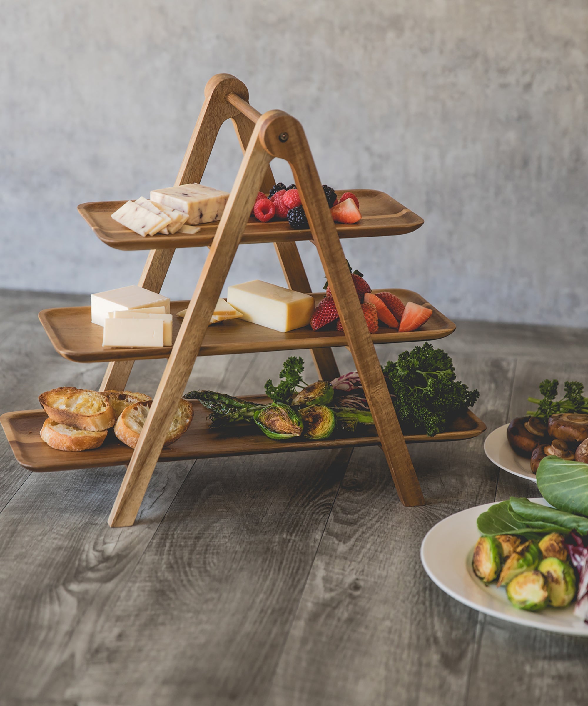 Serving Ladder 3 Tiered Serving Station