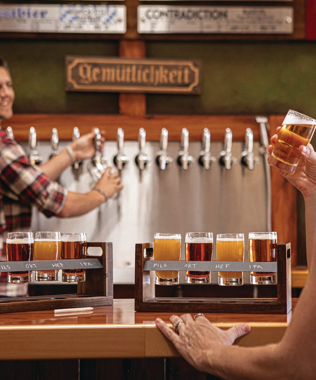 Craft Beer Flight Beverage Sampler