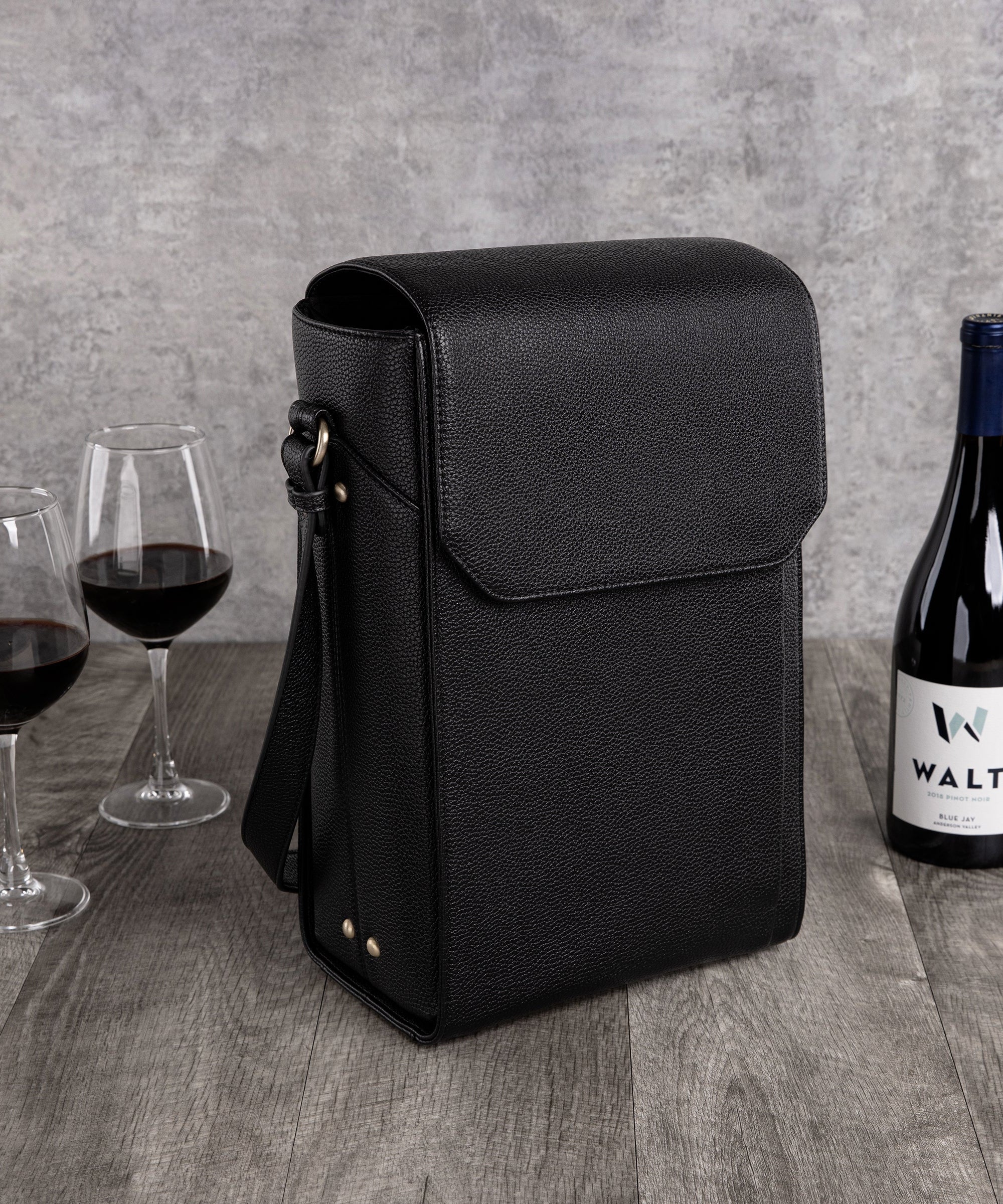 Barossa Two Bottle Leatherette Wine Tote