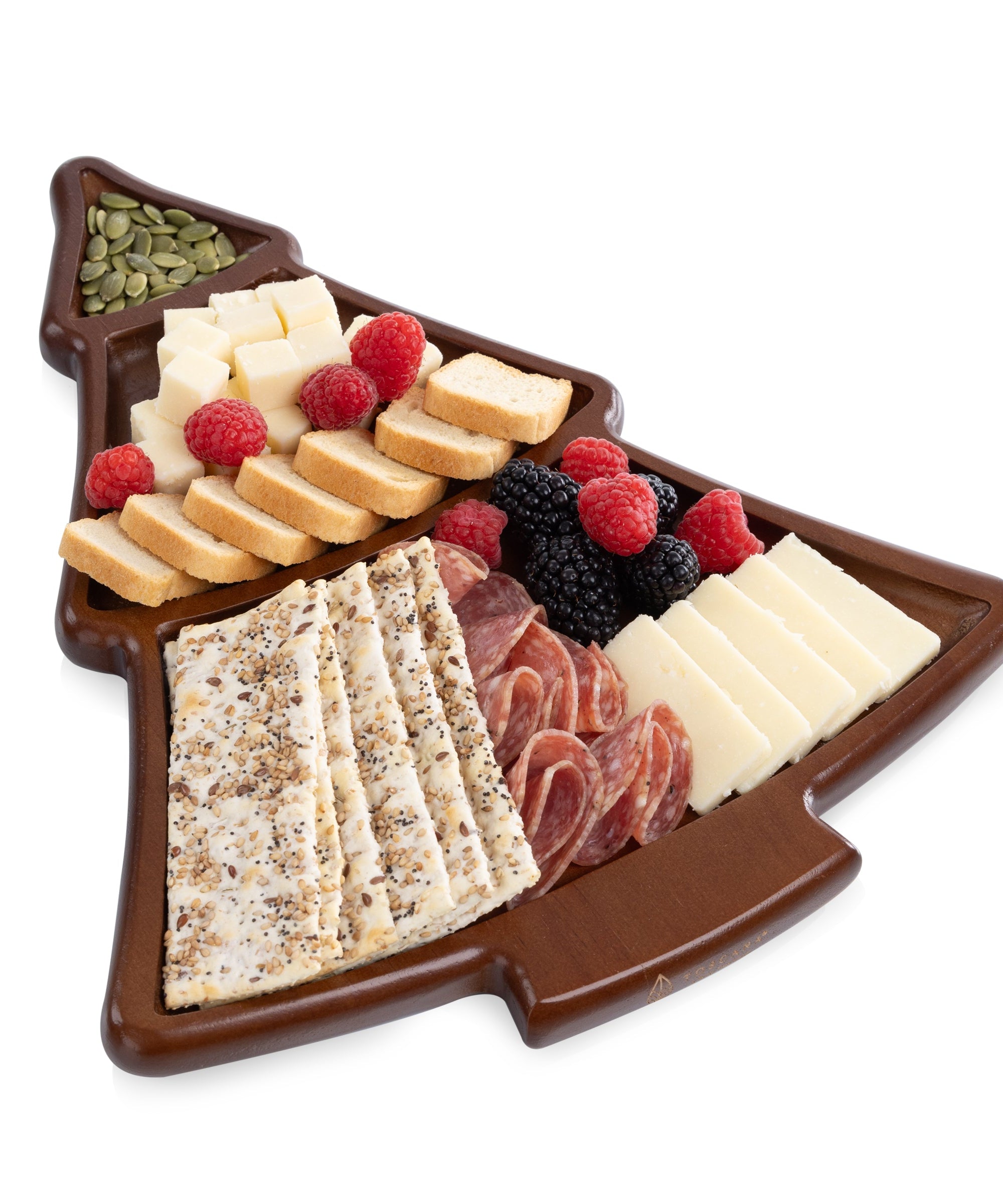 Christmas Tree Sectioned Serving Tray