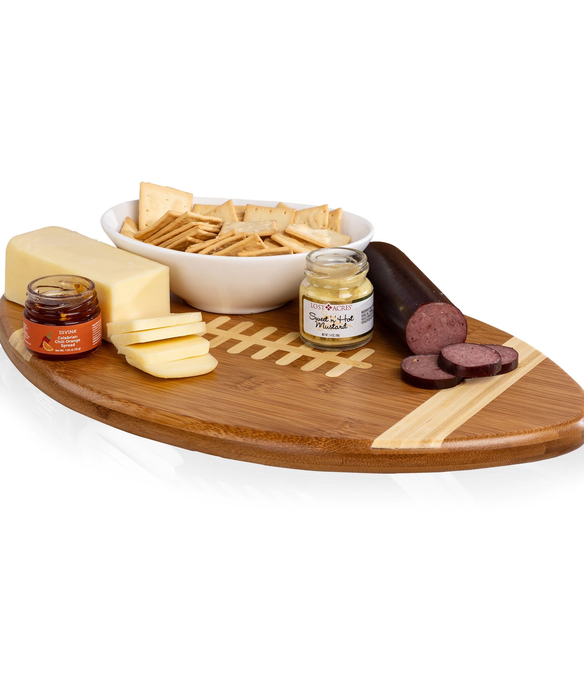 Touchdown! Cutting Board with Gourmet Gift Pack