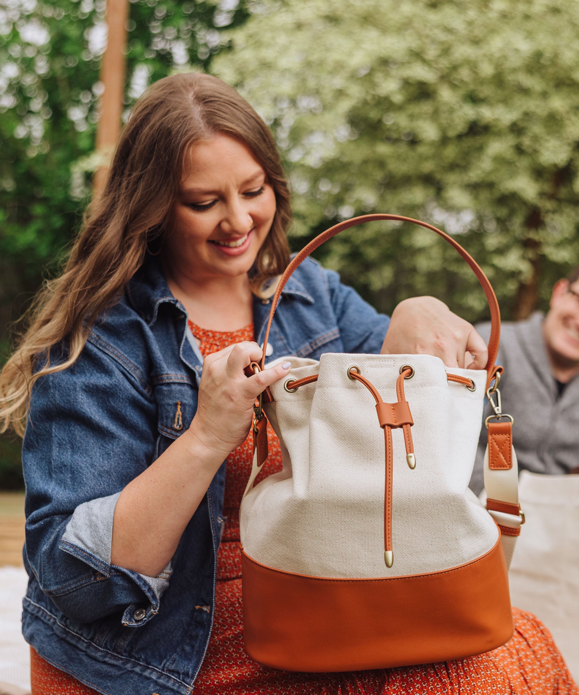 Sirolo Canvas & Leatherette Tote