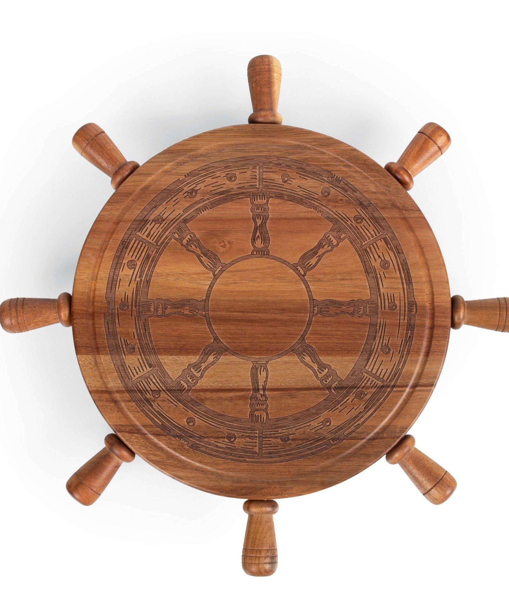 Helmsman Lazy Susan Cheese Board with Tool Set