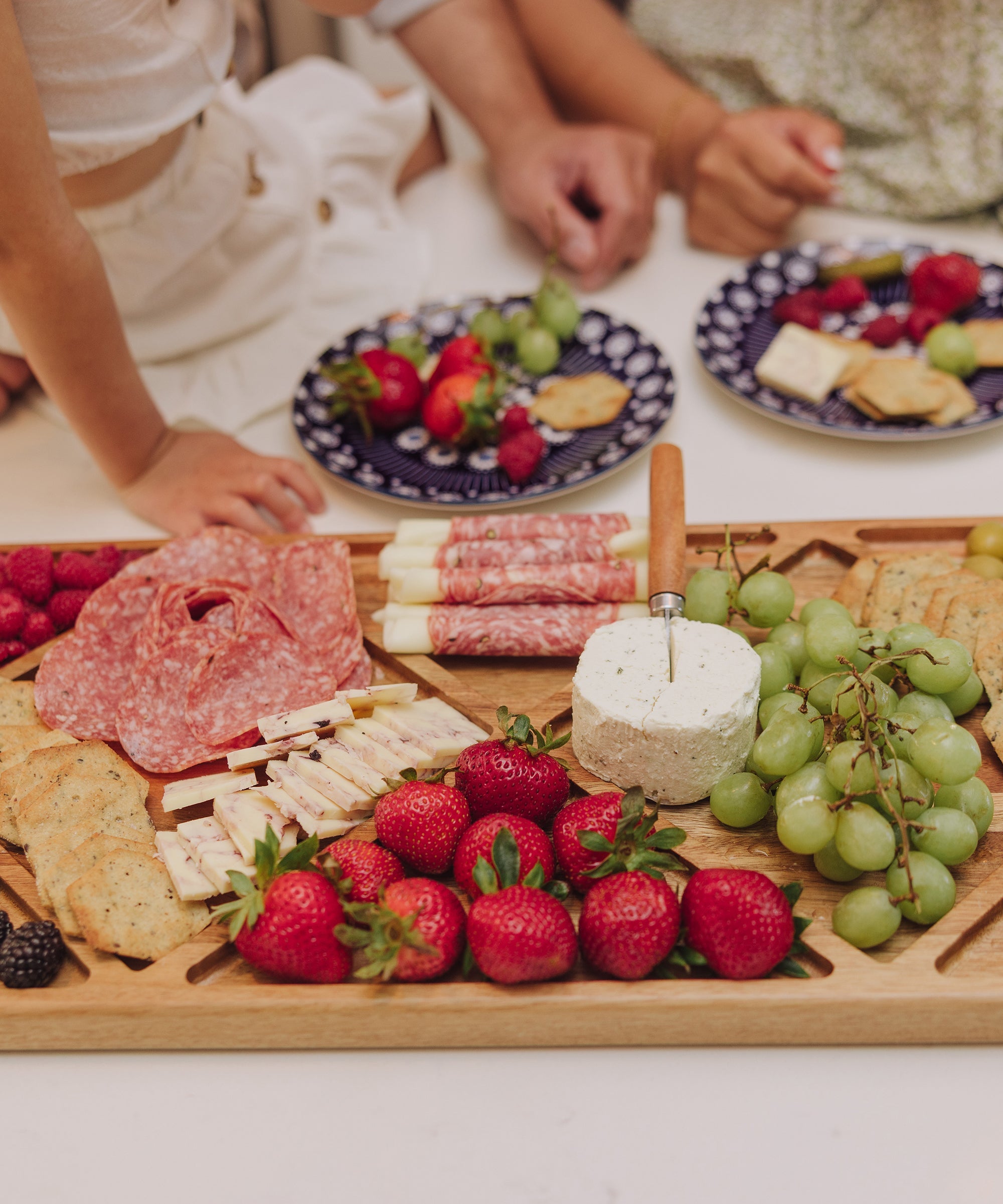 Acacia Grazing Charcuterie Sectioned Serving Board