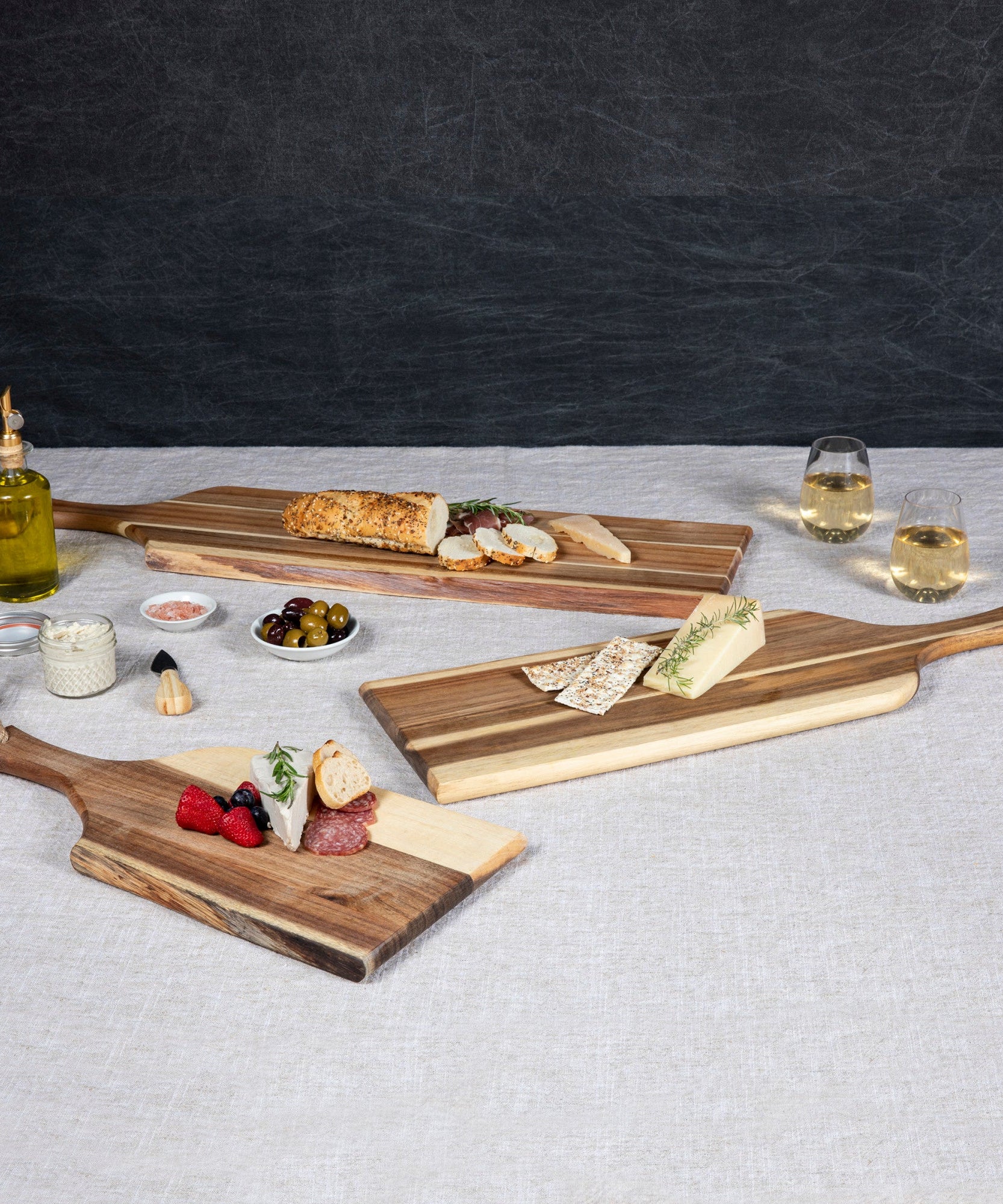 Set of 3 Artisan Serving Planks (18", 24", 30")