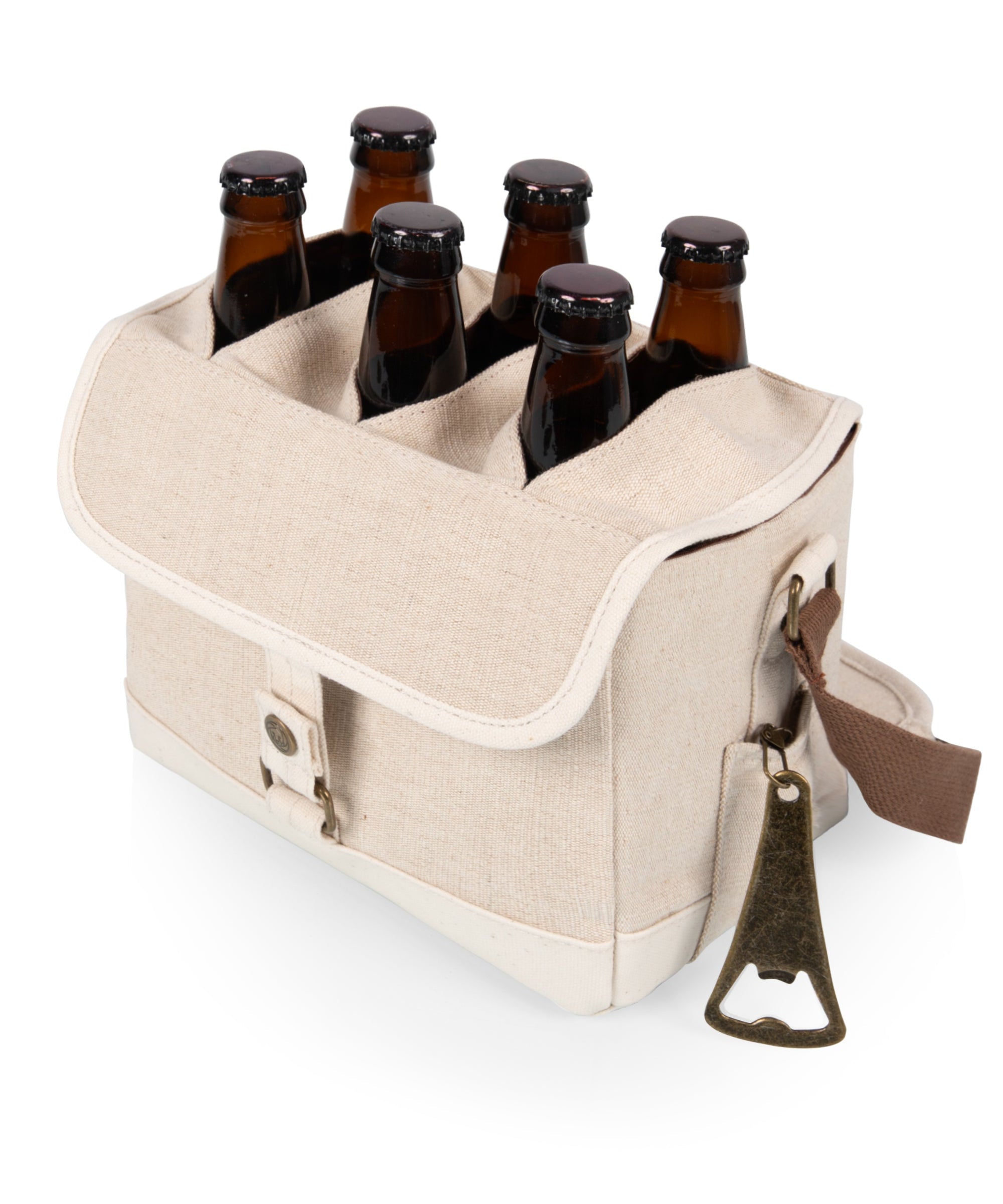 Beer Caddy Cooler Tote with Opener