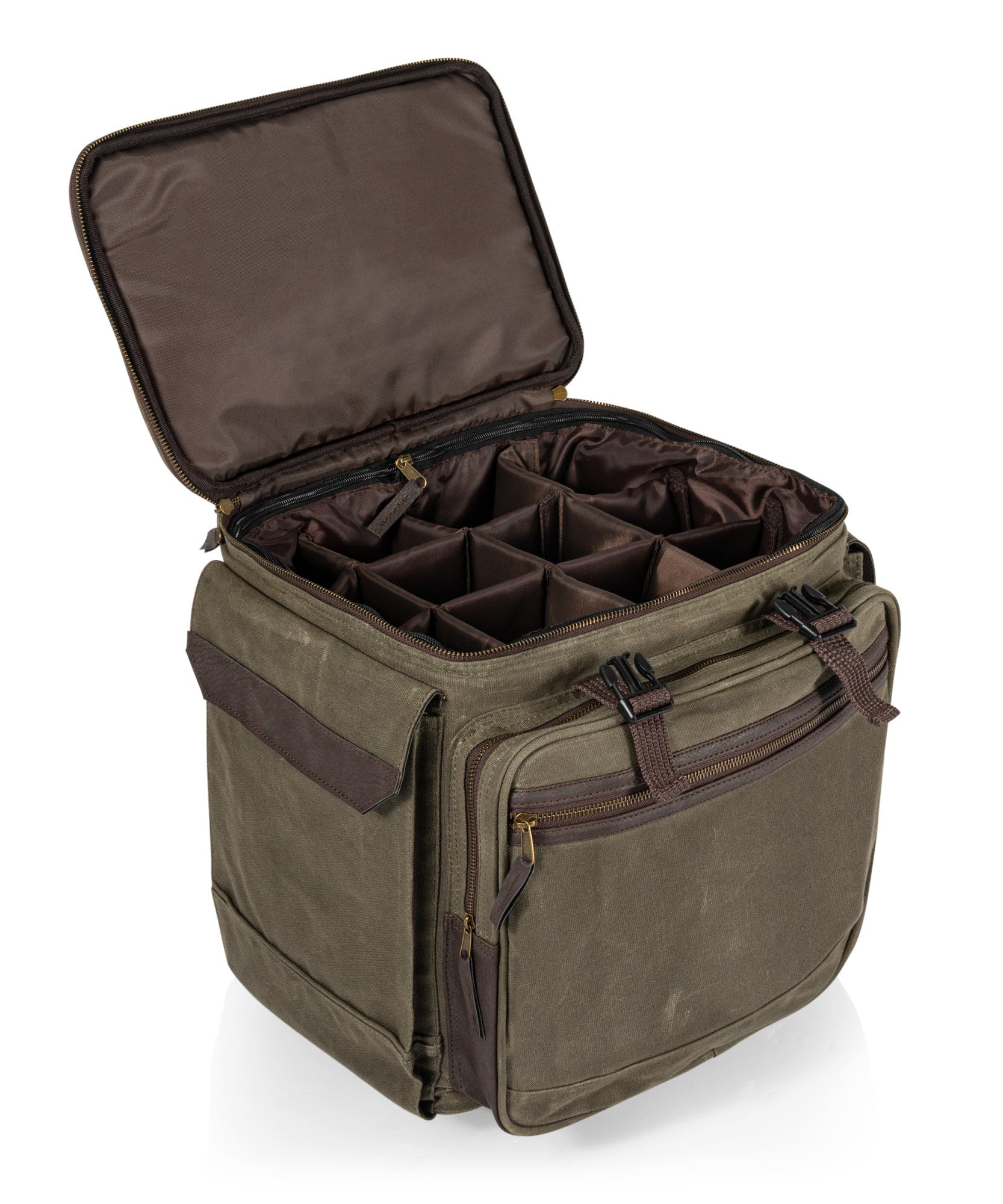 Somm 12 Bottle Insulated Wine Bag with Rolling Cart
