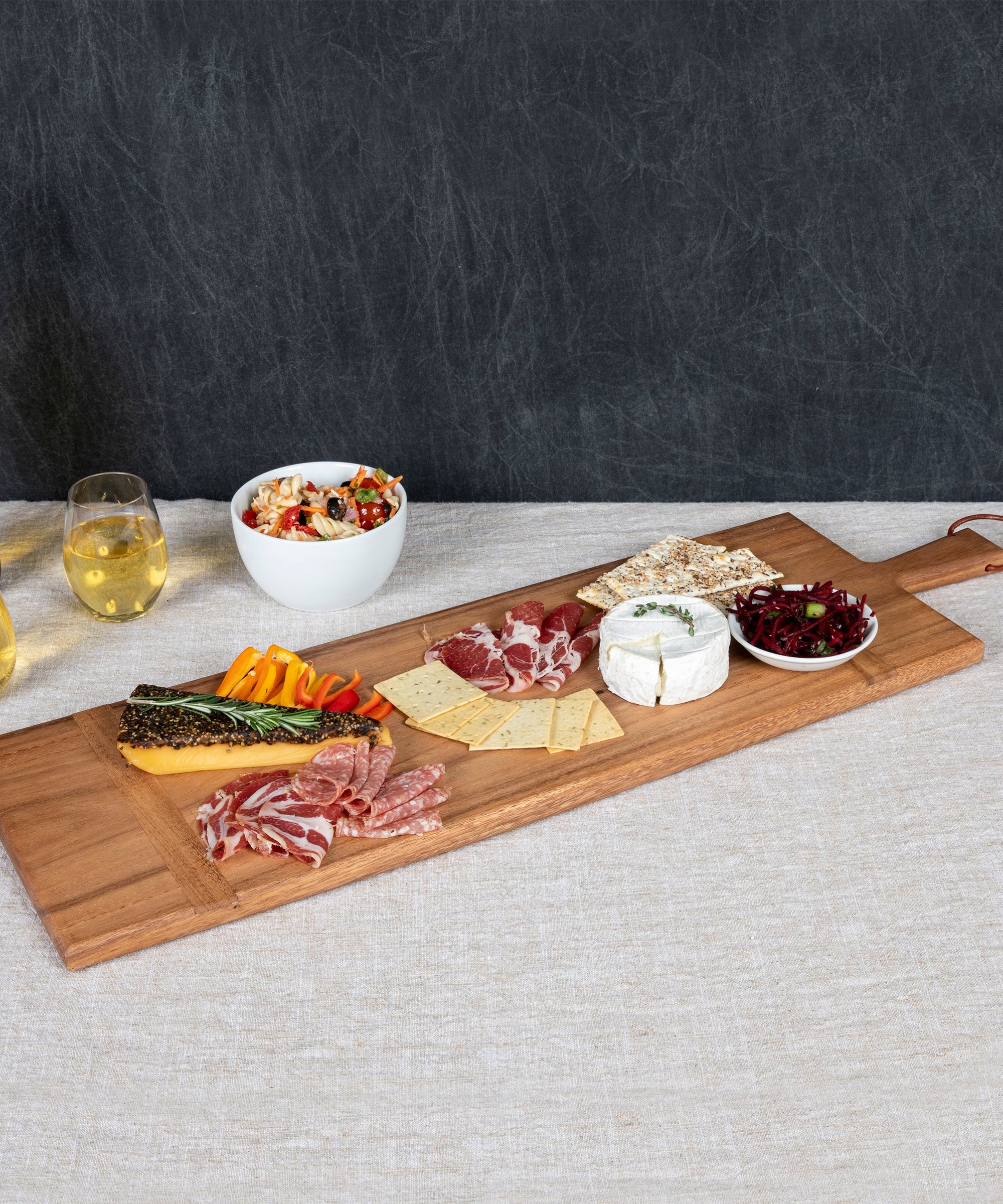 Madera Rectangular Long Charcuterie Board - 29" x 9"