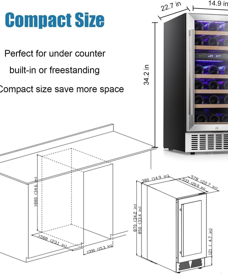 15 Inch  Beverage Refrigerator W5185B