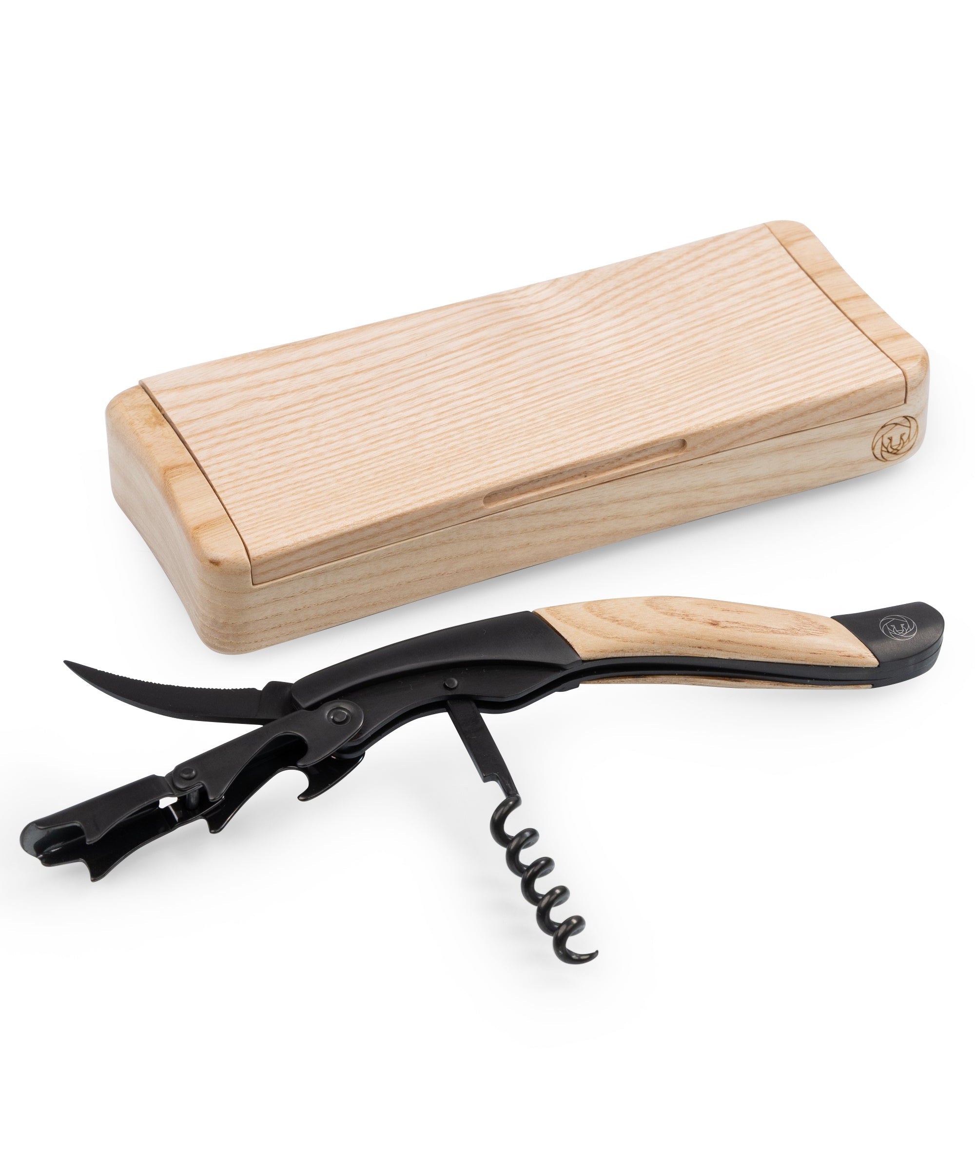 Barolo Waiter-style Corkscrew in Ashwood Box