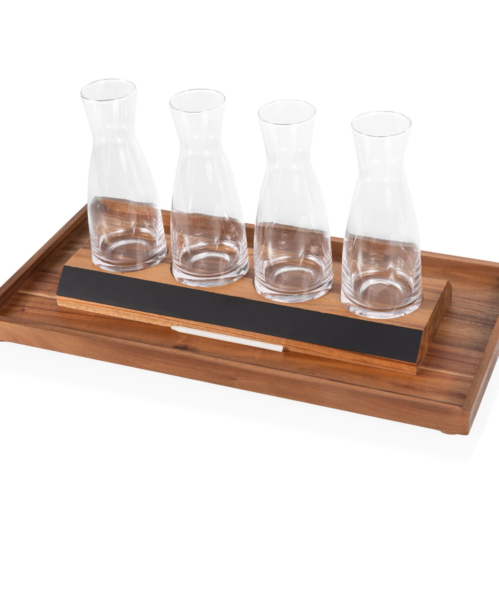Cava Wine Tasting Kit with 4 Glass Carafes
