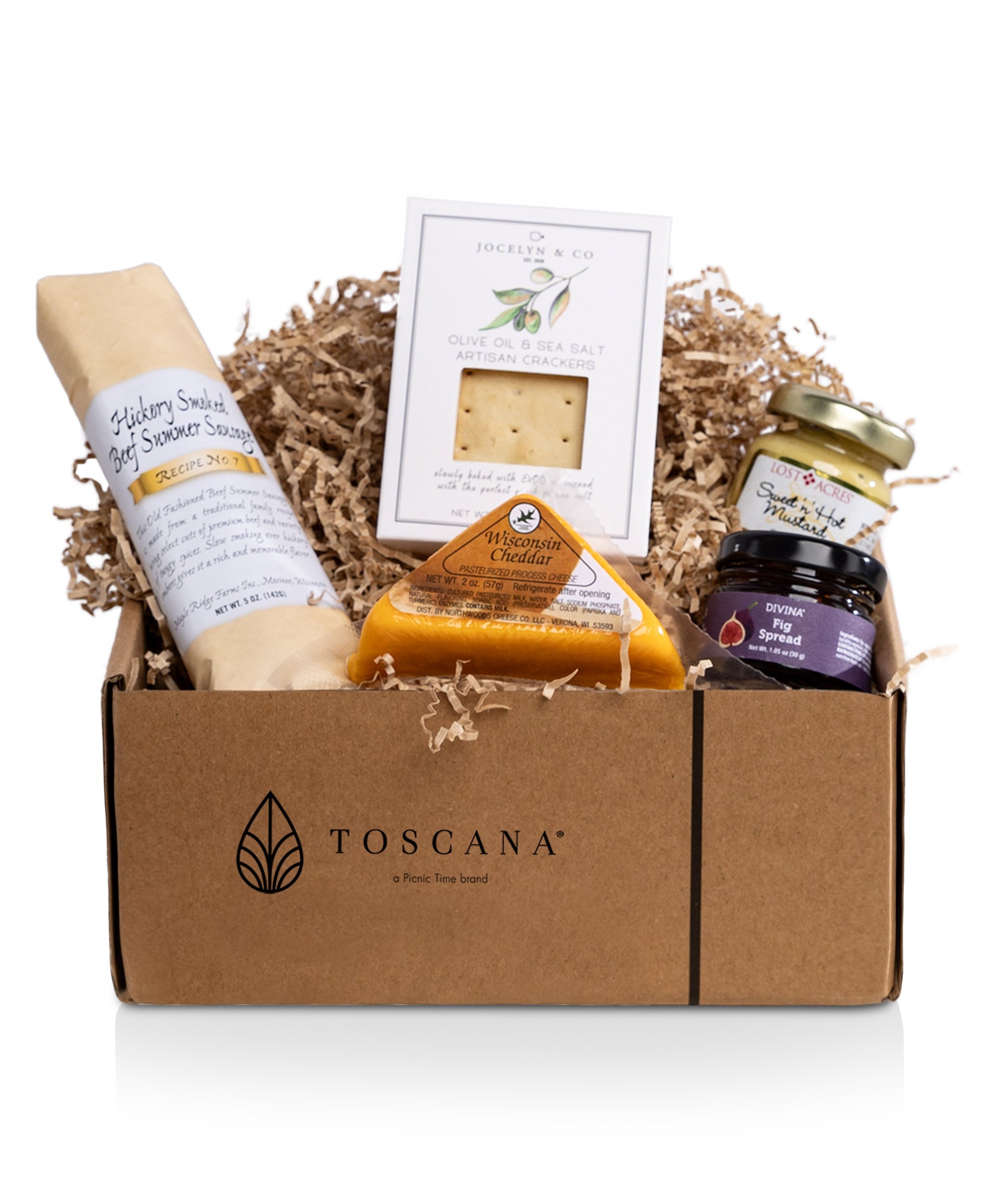 Botella Cheese Board with Gourmet Gift Pack