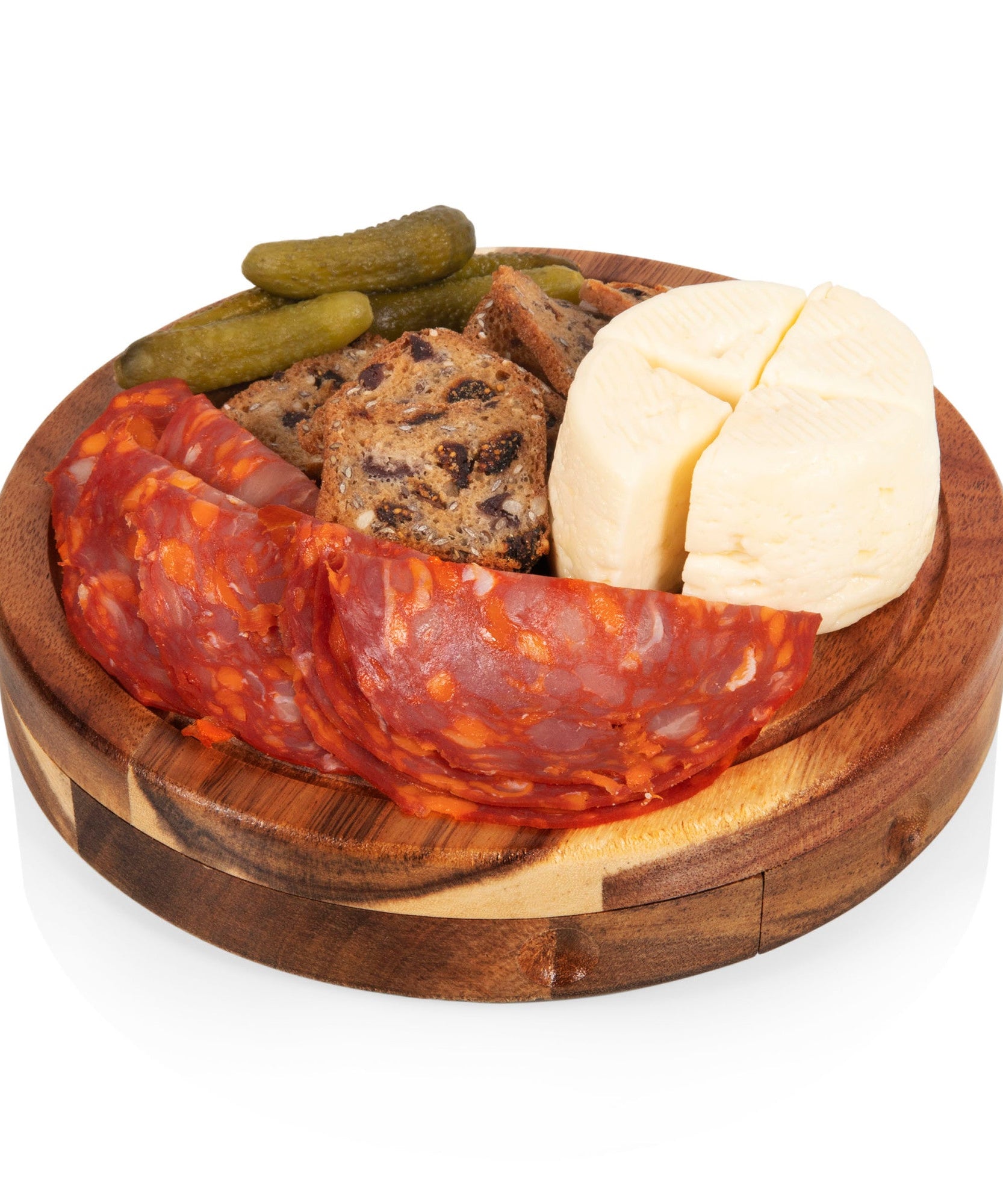 Acacia Brie Cheese Cutting Board & Tools Set