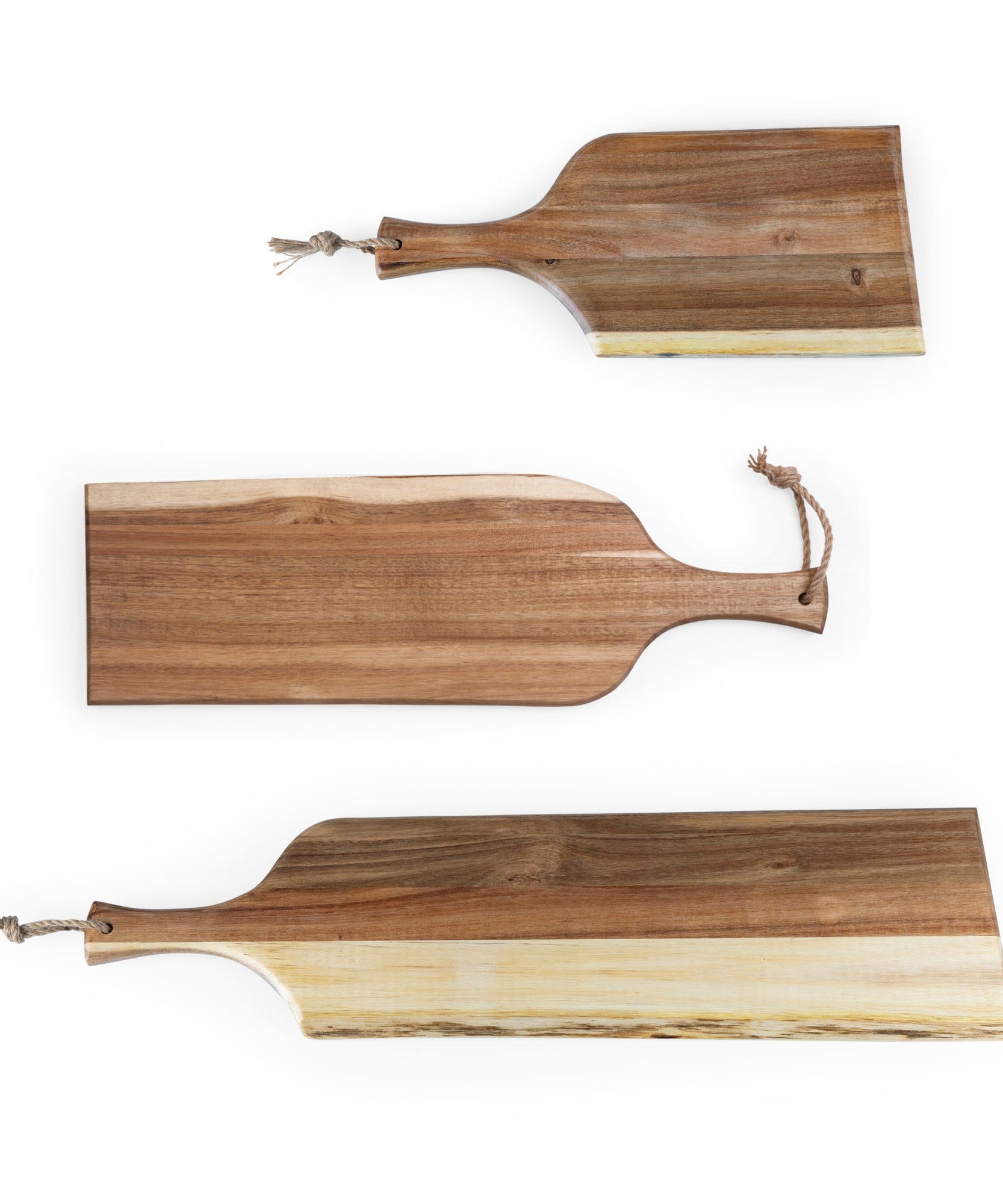 Set of 3 Artisan Serving Planks (18", 24", 30")