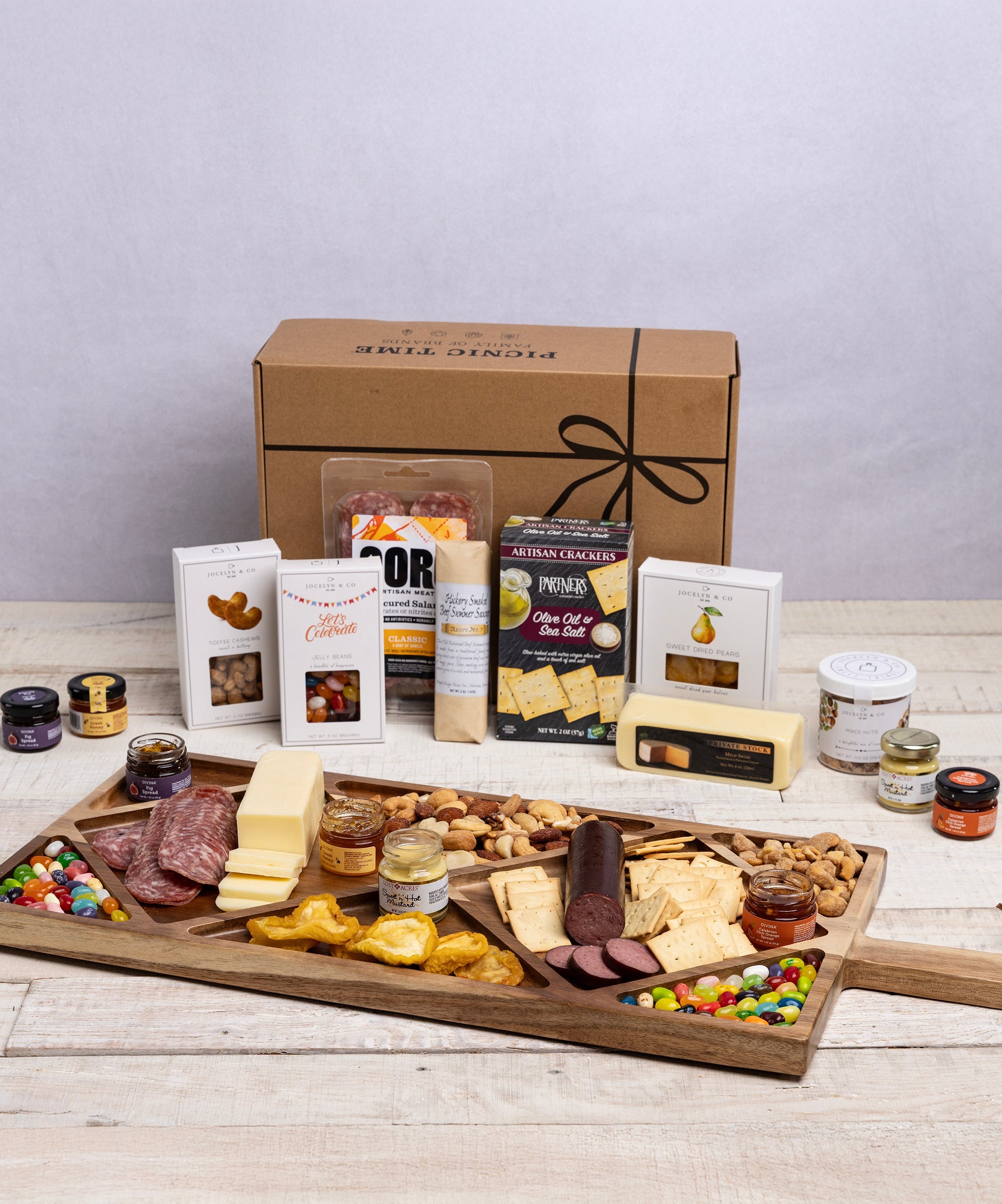 Grazing Board with Gourmet Gift Pack