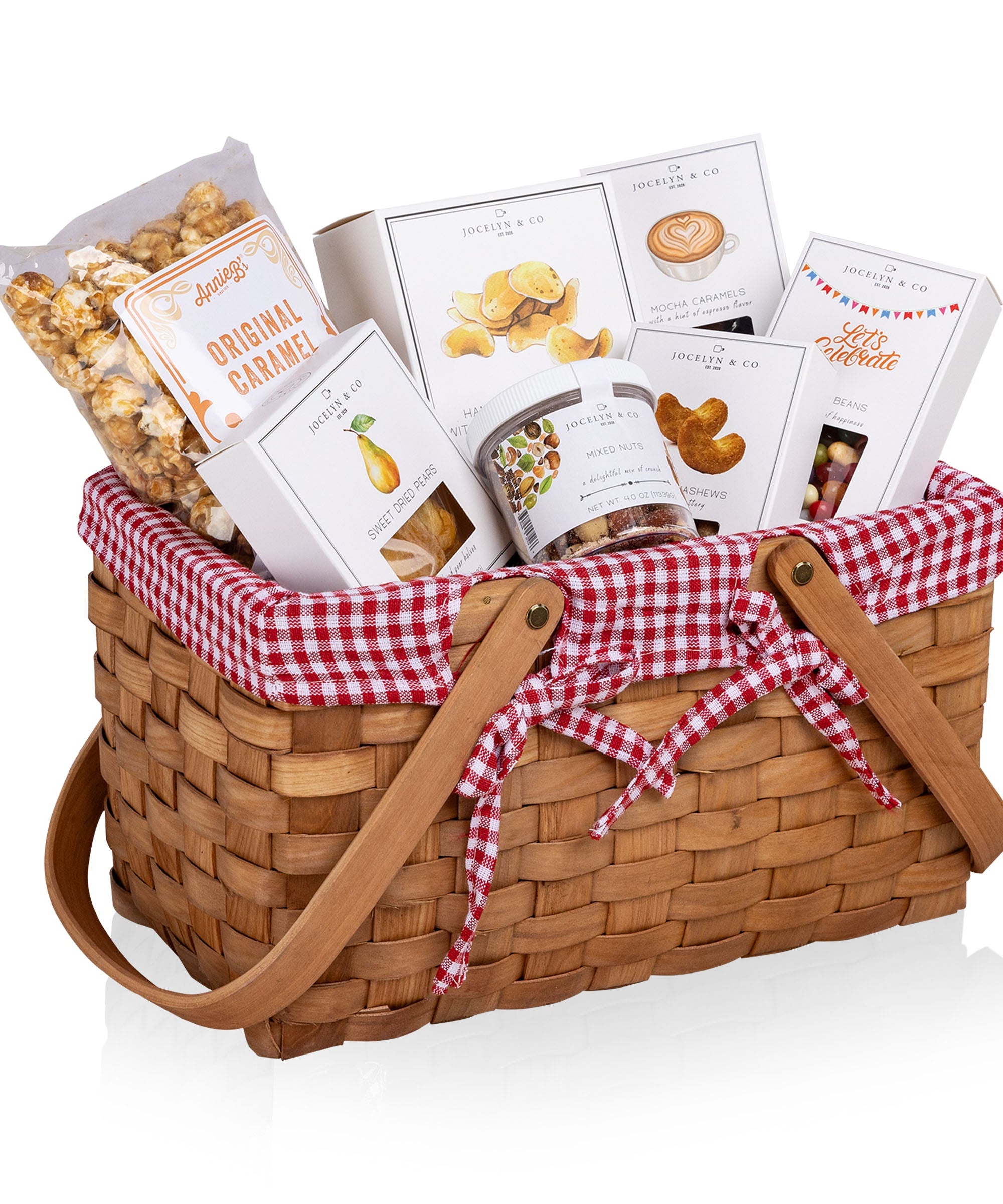 Farmhouse Basket with Gourmet Gift Pack