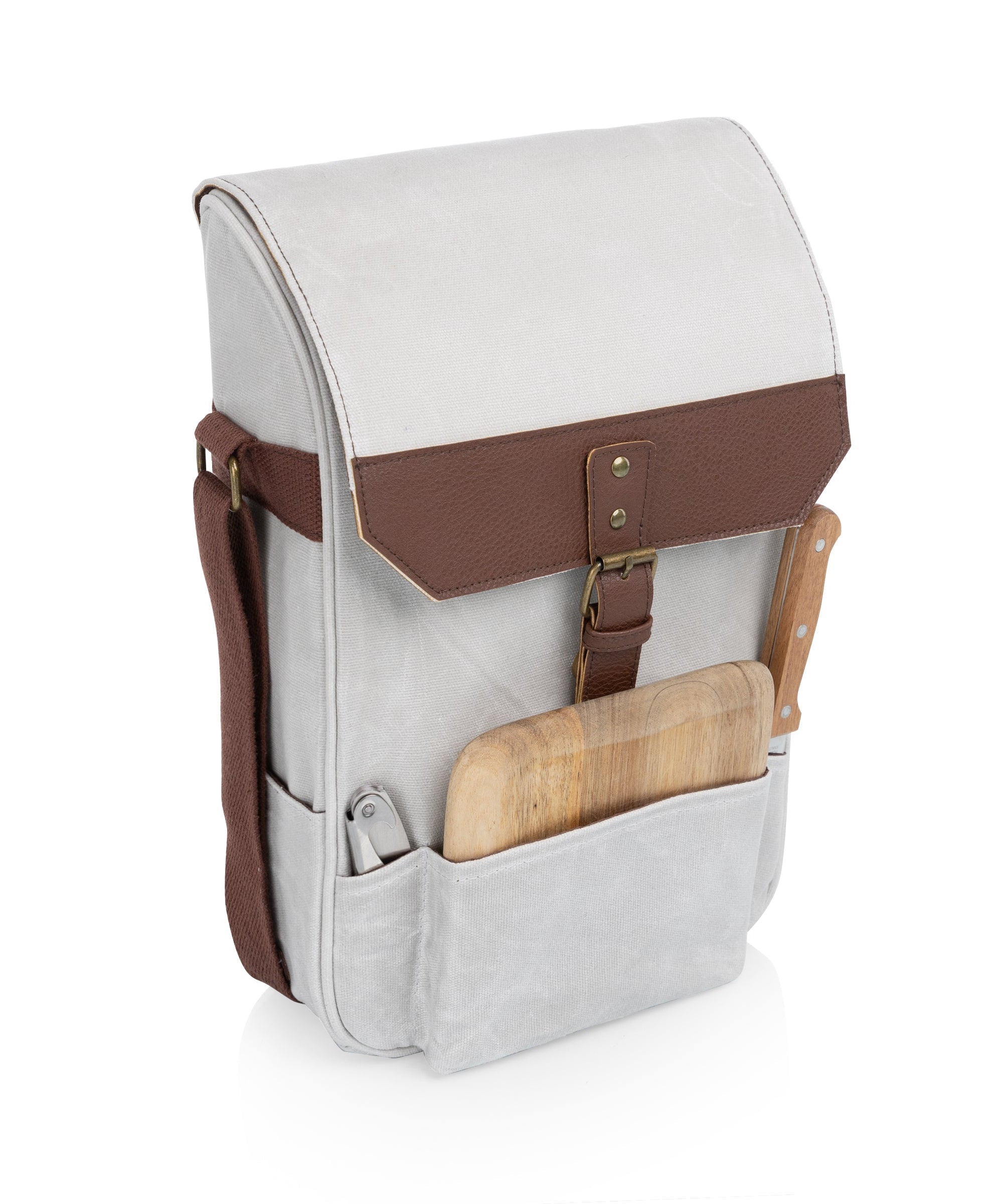 2 Bottle Insulated Wine & Cheese Cooler Tote