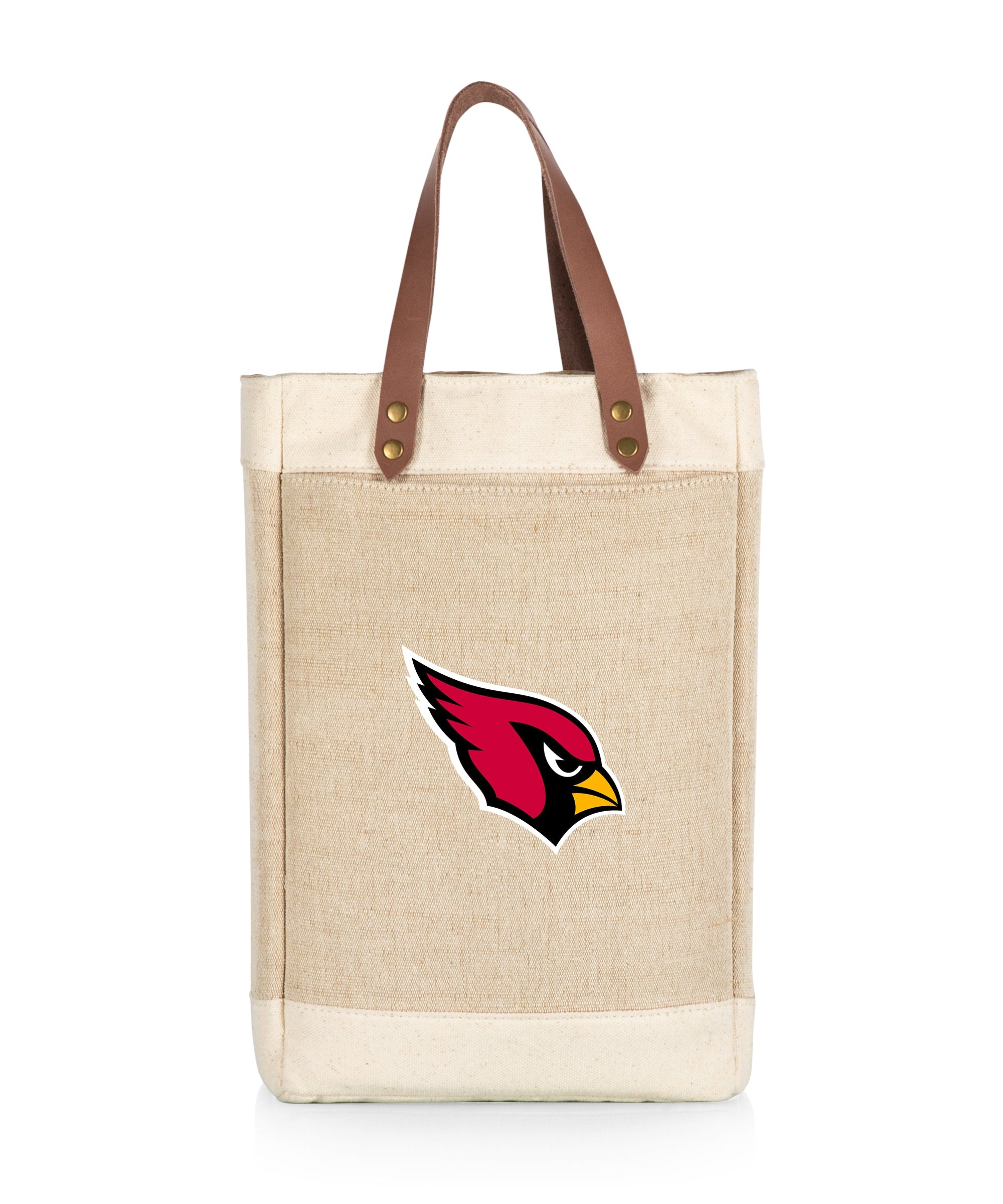 Arizona Cardinals - Pinot Jute 2 Bottle Insulated Wine Bag