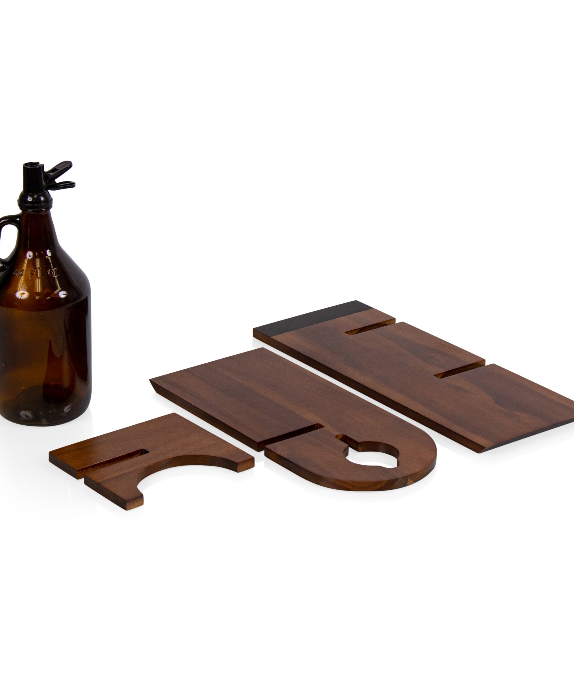 Growler Stand with 64oz Glass Growler