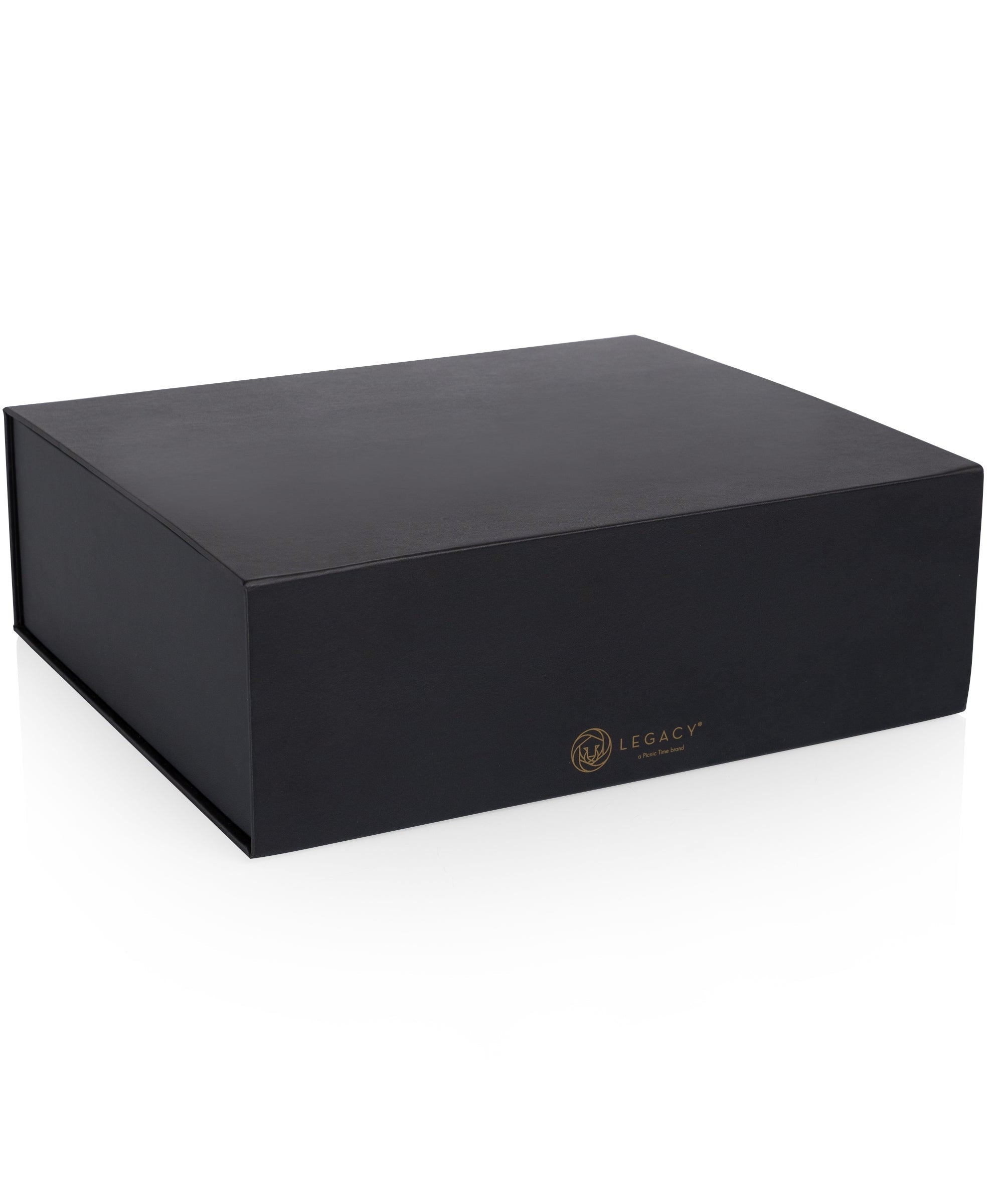 Ambassador Whiskey Box with Decanter and 4 Lowball Glasses