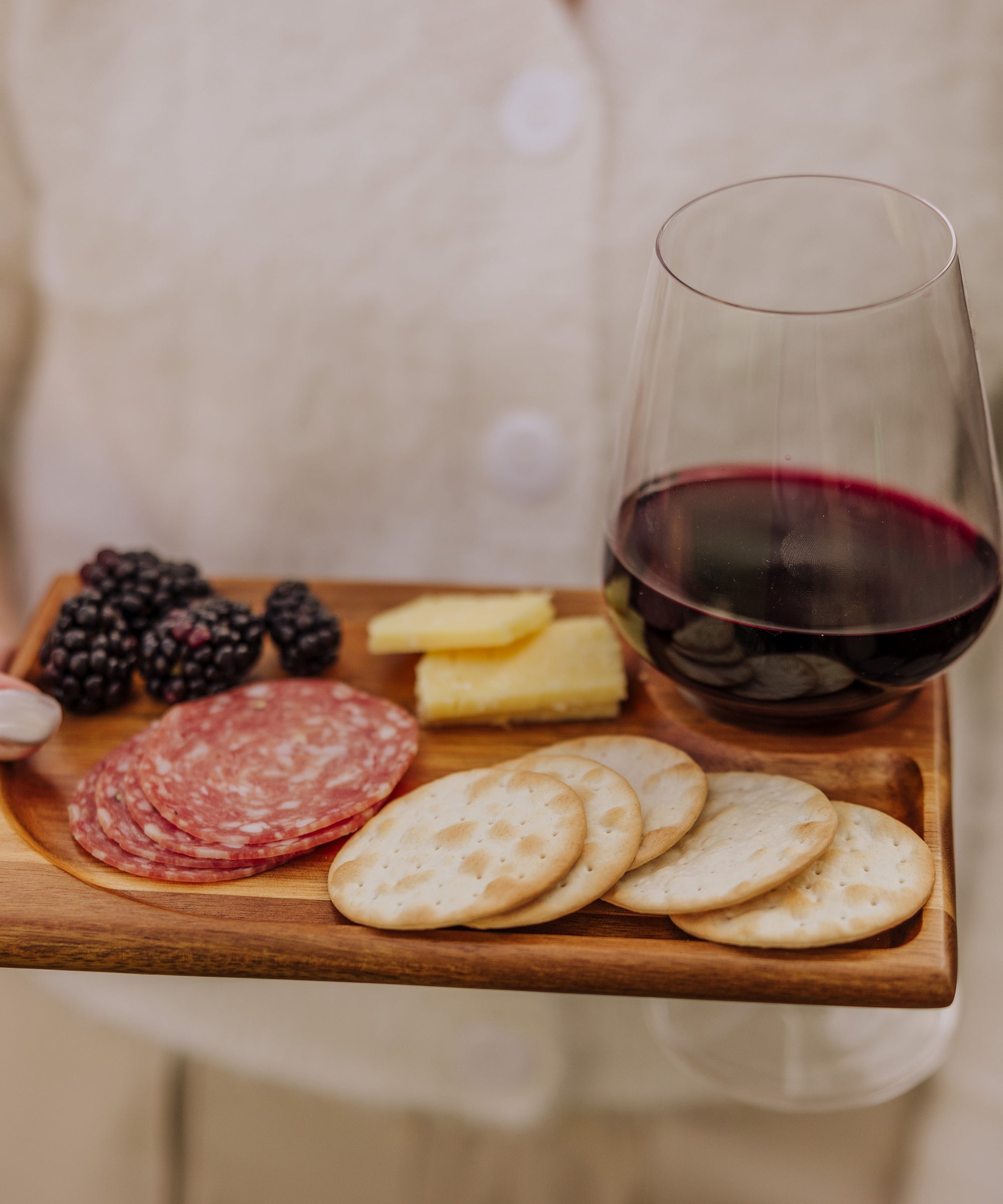 Rectangle Wine Appetizer Plate Set of 4
