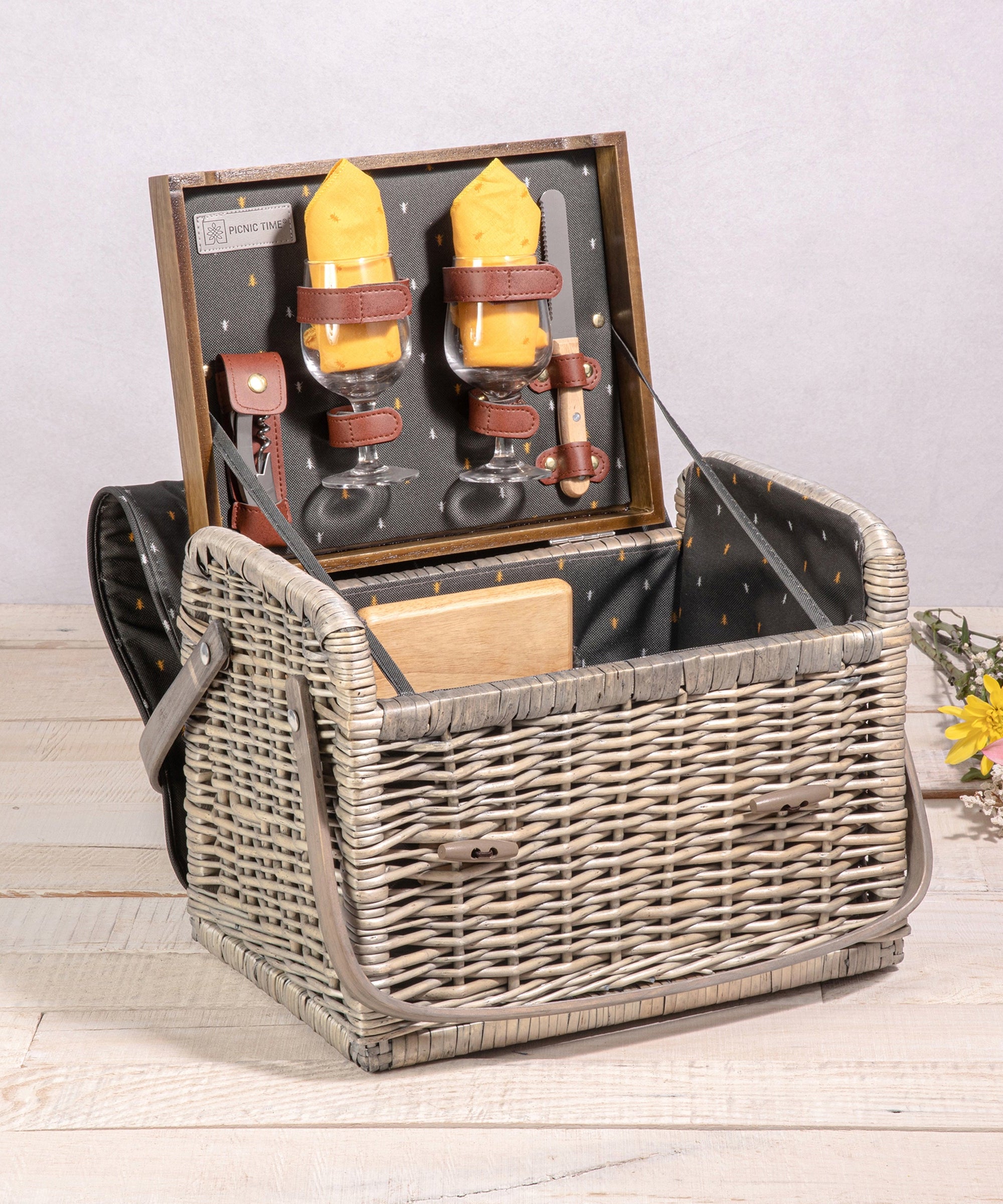 Kabrio Wine & Cheese Picnic Basket