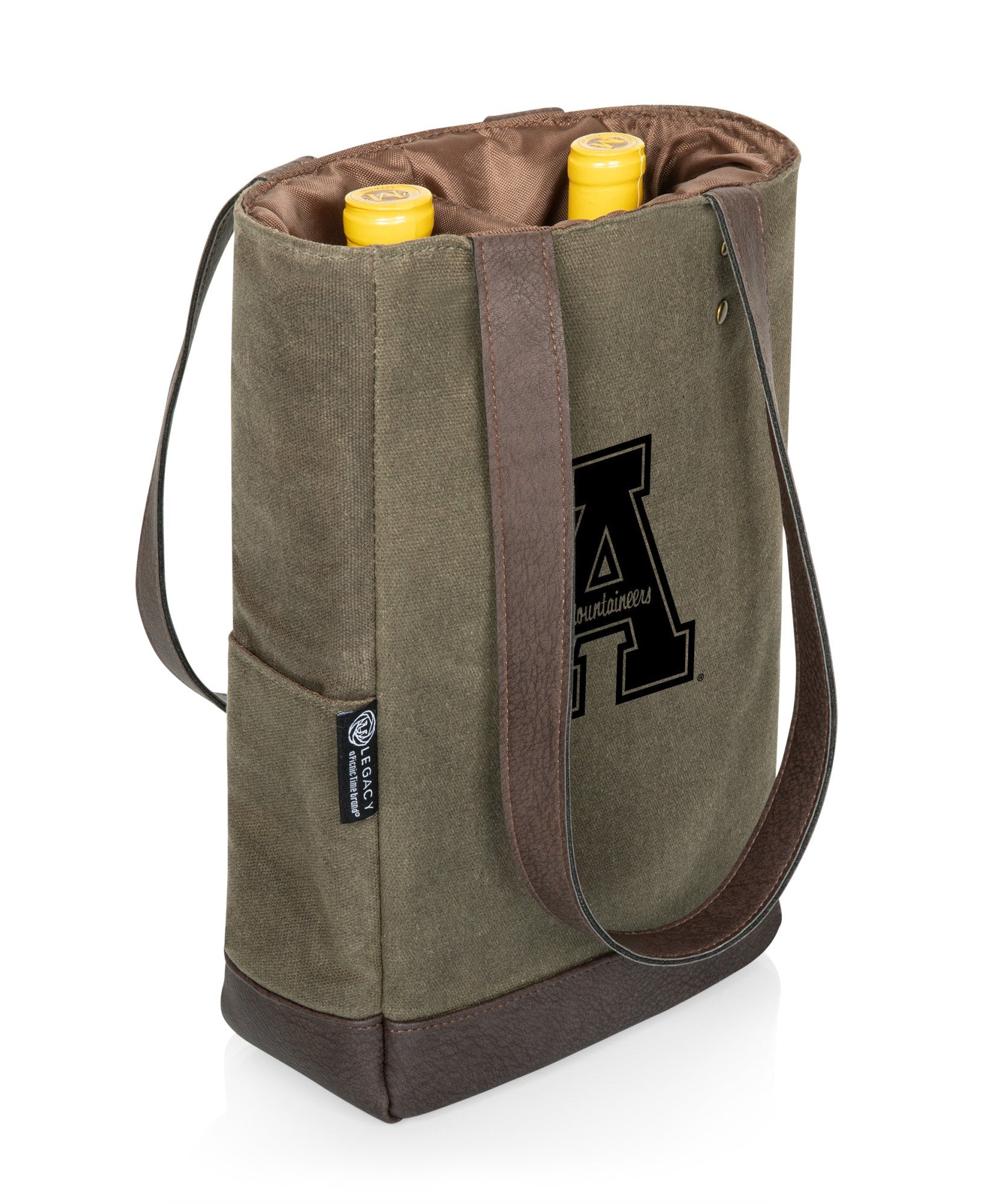 App State Mountaineers - 2 Bottle Insulated Wine Cooler Bag