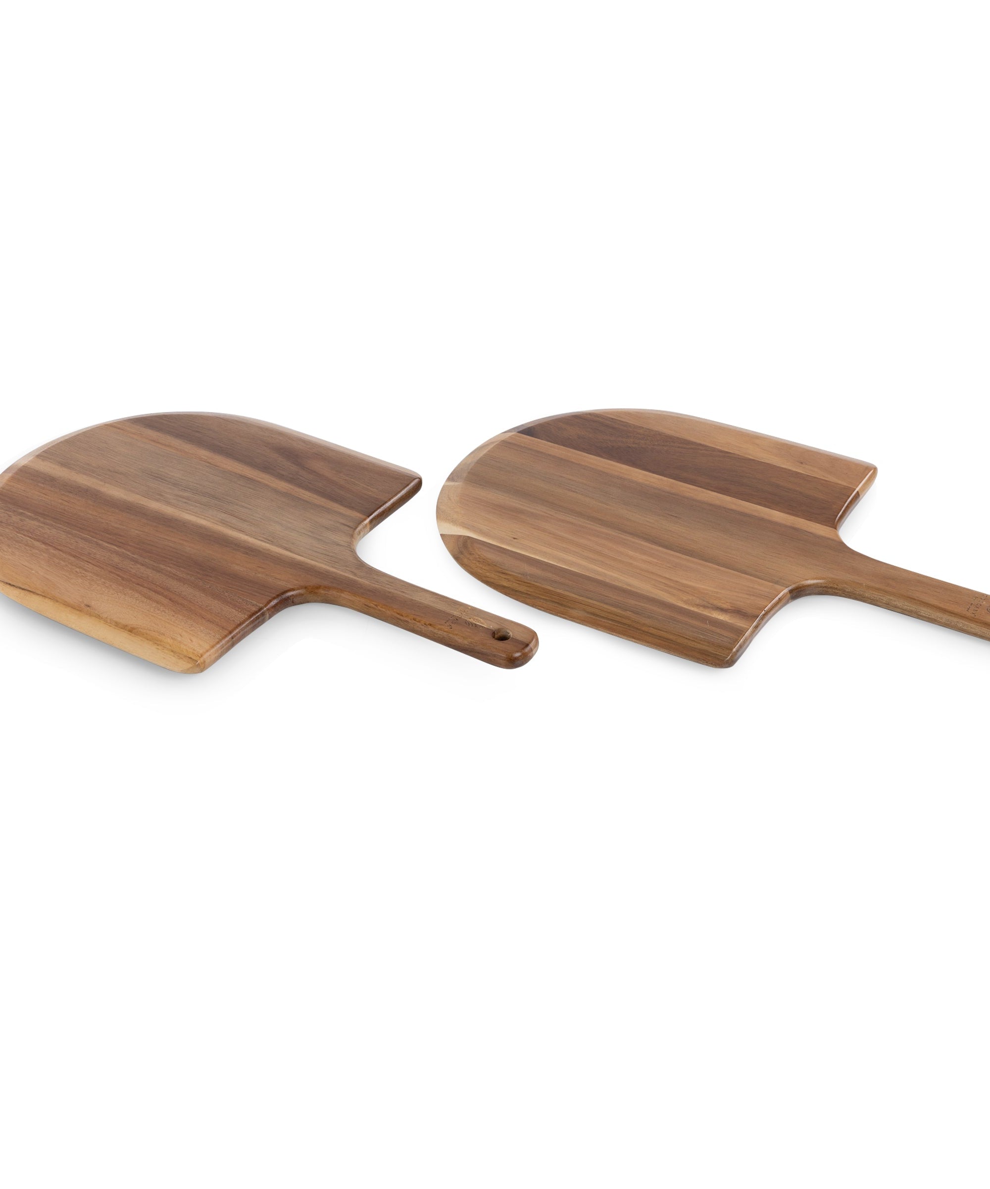 Acacia Personal Pizza Peel Serving Board Paddle Set of 2