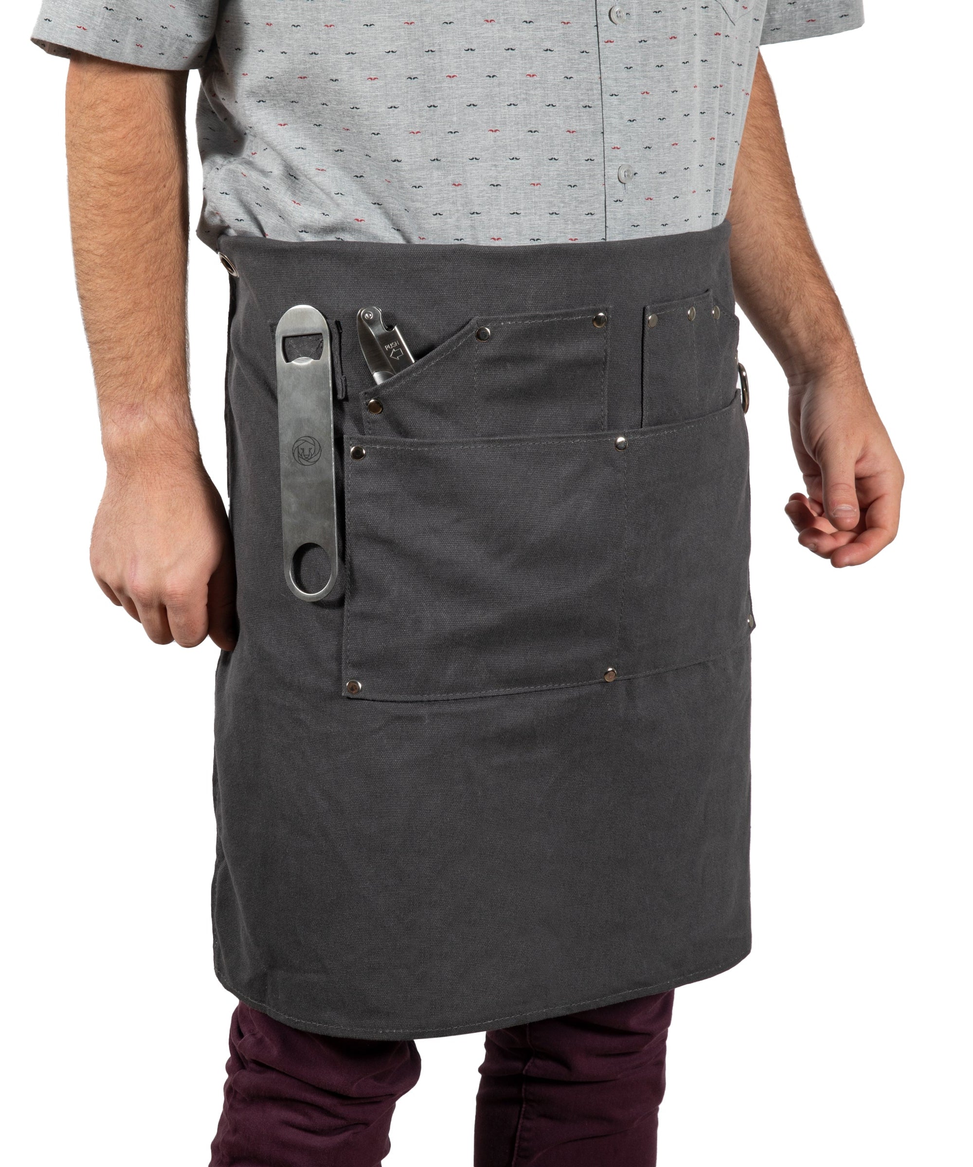 Collins Waxed Canvas Mixologist Apron